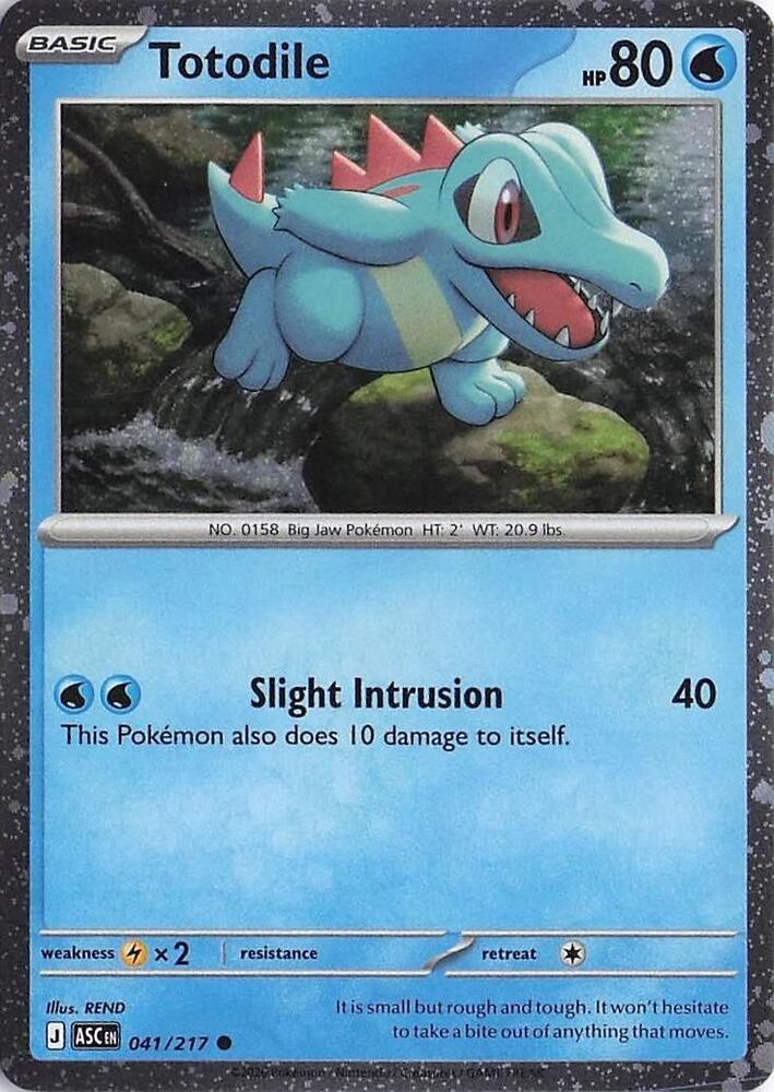 Ascended Heroes Totodile [Cosmos-Holo] Pokémon card